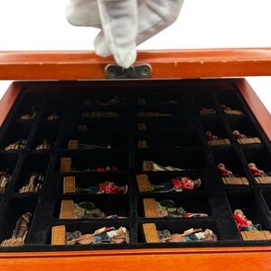 Veronese Summit Anglo-Zulu War Vintage Chess Set 2003 Polystone Hand Painted